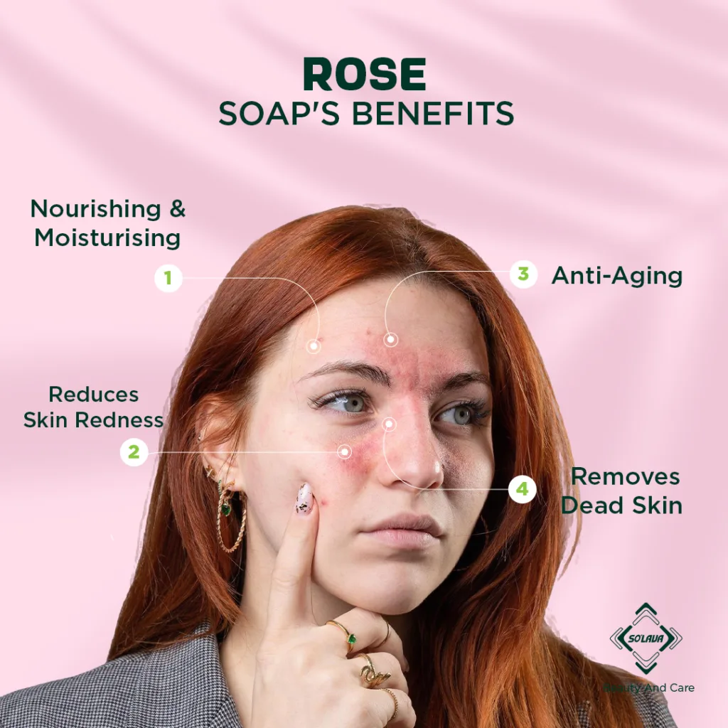 handmade rose soap